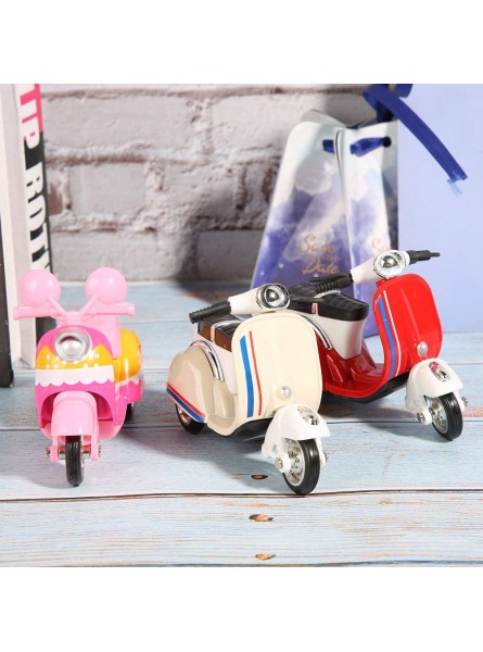 Vakitar 3pcs Legierungs-Frauen-Motorrad-Modell Hochsimulations-Kinder ziehen Fahrzeuge Spielzeug zurück für Hauptkinder - B0BKW8H1SC
