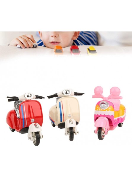 Vakitar 3pcs Legierungs-Frauen-Motorrad-Modell Hochsimulations-Kinder ziehen Fahrzeuge Spielzeug zurück für Hauptkinder - B0BKW8H1SC