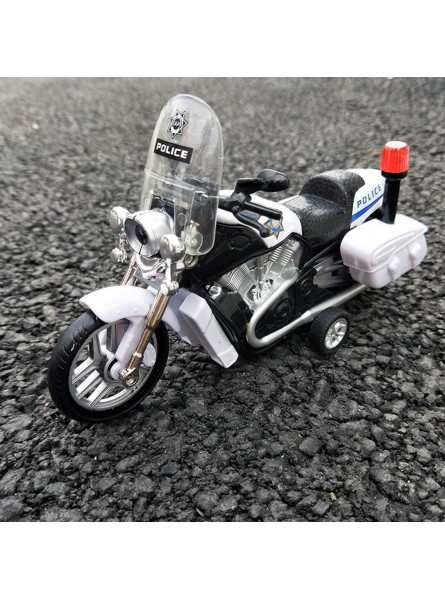 Vakitar Kinder-Mini-Pull-Back-Spielzeug Legierungs-Simulations-Motorrad-Polizeiauto-Modell für Heimkinder - B0BKZC59FX