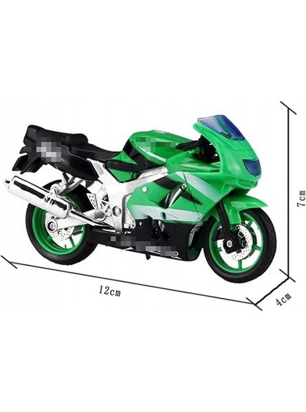 VOANE Motorradmodell Für Kawwasaki ZX9R Diecast Motorrad Modell Workable Shork-Absorber Spielzeug Für Kinder Geschenke Spielzeug 1:18 - B0BHQQ28YM