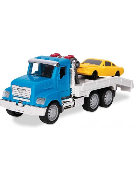 Driven Micro 2er Set Abschleppwagen und Rennauto 20 cm mit Lichtern und Tönen – Spielzeugauto LKW mit Funktionen – Spielzeug ab 3 Jahren - B01N4B3R8Y