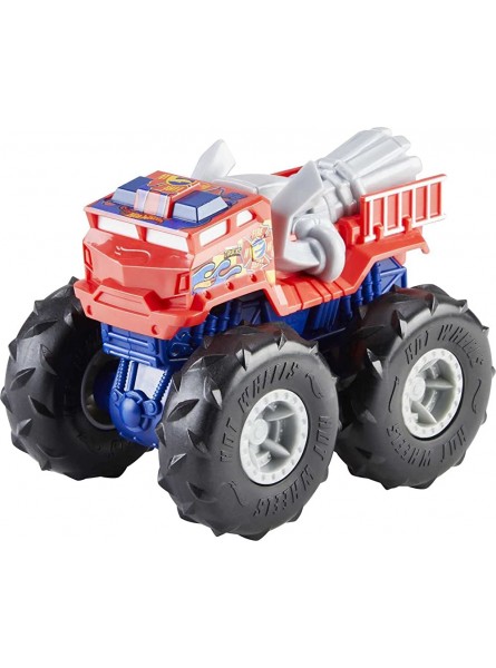 Hot Wheels GVK41 Monster Trucks Maßstab 1:43 Rev Tredz 5 Alarm Fahrzeuge Spielzeug für Kinder ab 3 Jahren - B08J4H4MPH