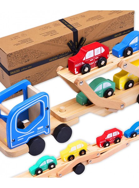 Jaques of London Auto Spielzeug | Ideale Montessori Spielzeug 2 3 4 5 6 Jahre | Qualität Holzspielzeug | Erstklassig Holzspielzeug ab 3 4 5 6 Jahre | Seit 1795… - B07V8KJQ4G