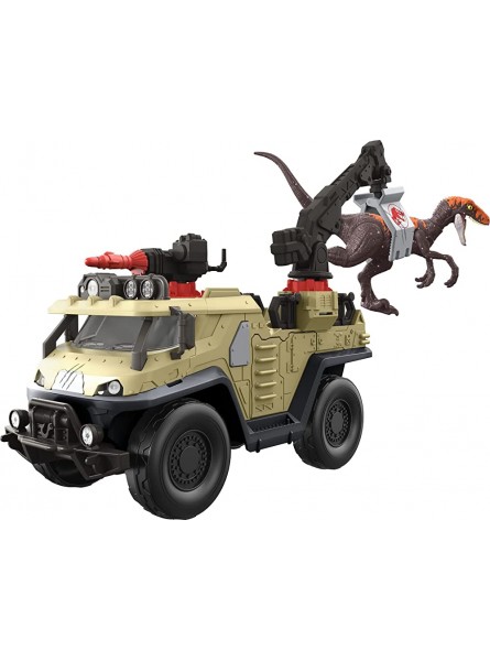 Jurassic World Fangfahrzeug Spielzeug für Kinder ab 4 Jahren GWD66 - B09CFWDRK2