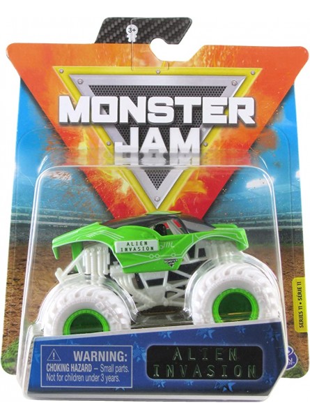 MONSTER JAM 1:64 Diecast Monster Truck Alien Invasion - B0892NW144