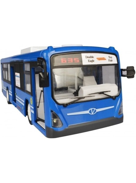 Biiiouu Rc Bus City Express Modell Fernbedienung Bus Tourist Bus Spielzeug Rc Auto mit Licht und Ton elektrische Fernbedienung LKW-Spielzeug for Kinder Jungen Mädchen Erwachsene - B09SCMN36Z