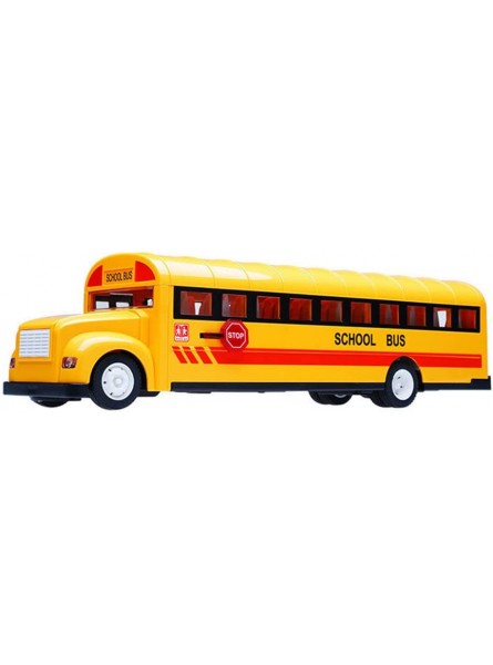 GDFDC 2.4G Wireless Remote Control Bus Auto EIN-Knopf-Start RC Truck RC Fahrzeug Mit Sound Elektrischer Spielzeug Schulbus Geburtstagsgeschenk Für Kinder - B09NNNF3T7