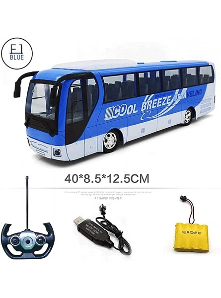 NRYB Fernbedienung Auto Simulation 2.4G Fernbedienung Bus City RC Auto Stadtbus Modell mit Fernbedienung Links und rechts Blinker RC Bus Spielzeug Geschenk für Jungen Mädchen Kleinkind - B09PNBHTS5