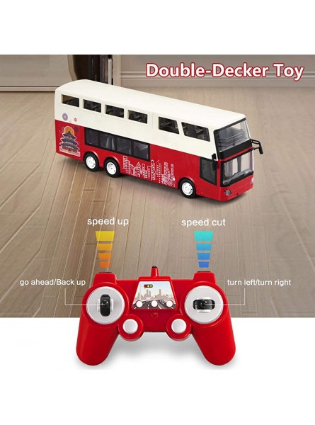RC Bus Spielzeug,RC-Decker Spielzeug,E640-003 1 18 Spielzeug Fernbedienung Kinder DIY Bus Modellauto Spielzeug - B09LQW9G5H