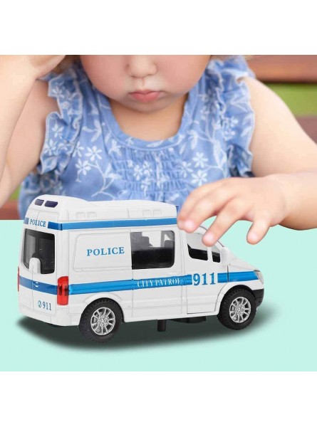 Cikonielf Mini Simulation Ambulance Auto Legierung Ambulance Toy mit Sound und Light Emergency Vehicle Modell 1:32Blau - B08HX46WN1