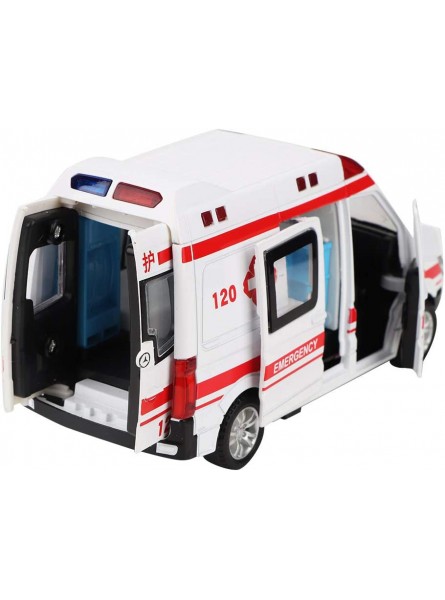DWMD Krankenwagen Spielzeugauto mit LED-Licht Einsatzfahrzeug für Weihnachtsfeiern zum Geburtstag - B09K3NQF22