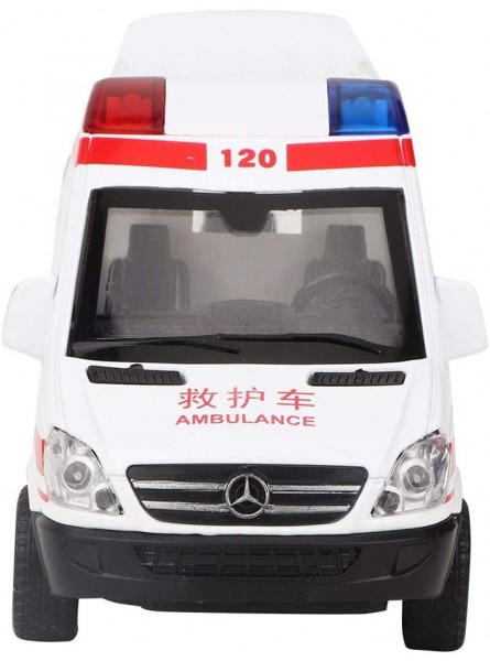 Jimfoty Krankenwagen Spielzeug Mit LED Licht Legierung Rückstoß Reibungsspielzeug Für Weihnachten Geburtstagsfeier Kinder Geschenk Kinder Geschenk - B08CF35GCZ