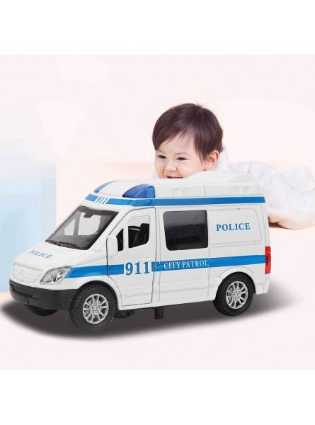 Pssopp 1:32 Atyhao Krankenwagen-Modell Mini-Simulations-Krankenwagen-Auto-Legierung Krankenwagen-Spielzeug mit Sound und LichtBlue - B07RV1TMKF