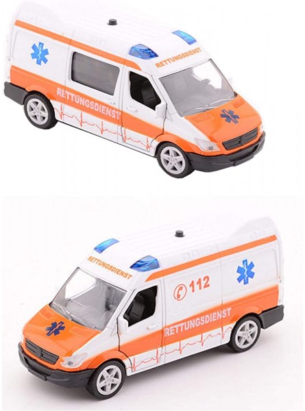 Smart Planet Super Cars Ambulance Krankenwagen mit Licht Geräusch Spielzeug Auto für Kinder zum Spielen - B07H7DVK1P