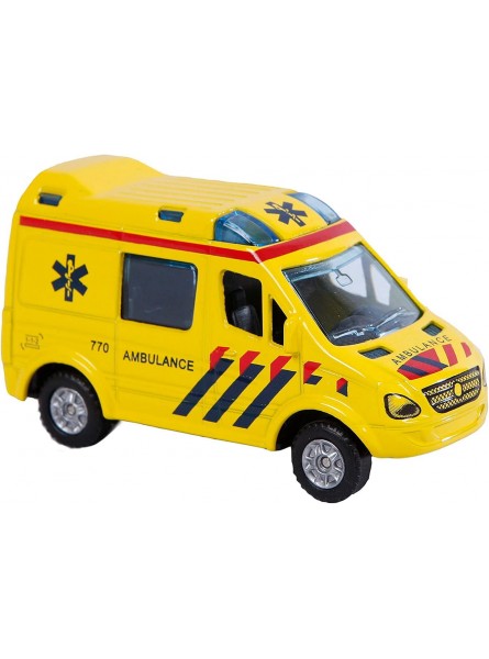 Speelgoed 520085 Auto Diecast Pull Back Krankenwagen 8 cm - B01NBRK6CL