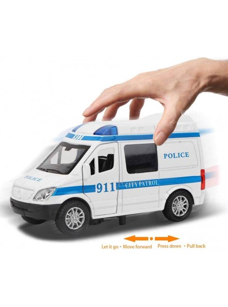 SPYMINNPOO Krankenwagen Spielzeug 1:32 Mini Stimulation Legierung Krankenwagen Auto Sound und Licht Modell SpielzeugfahrzeugBlau - B0BFXL44K2