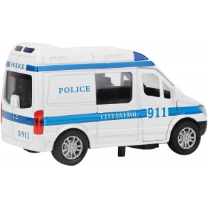 SPYMINNPOO Krankenwagen Spielzeug 1:32 Mini Stimulation Legierung Krankenwagen Auto Sound und Licht Modell SpielzeugfahrzeugBlau - B0BFXL44K2