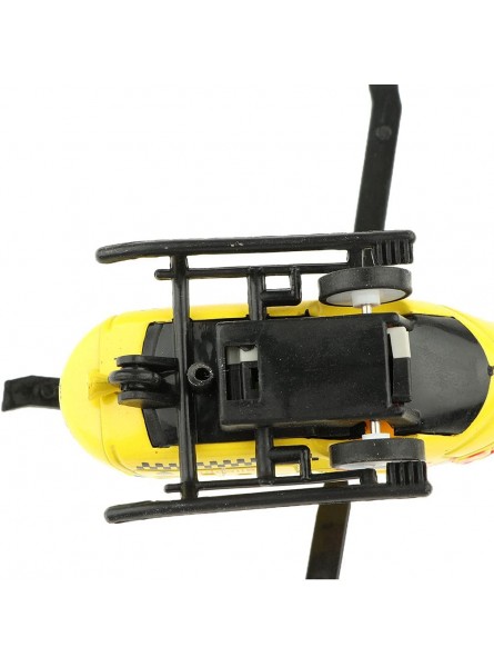 Amagogo Diecast Fahrzeugmodell Hubschrauber Ziehen Sie Pädagogische Spielzeug Geschenke mehr als 3 Jahre Gelb - B09J42KHHC