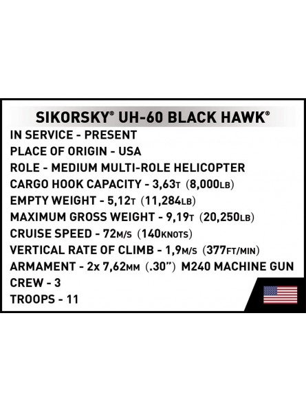 COBI UH 60 Black Hawk 5817 Various - B09WN8MCTZ
