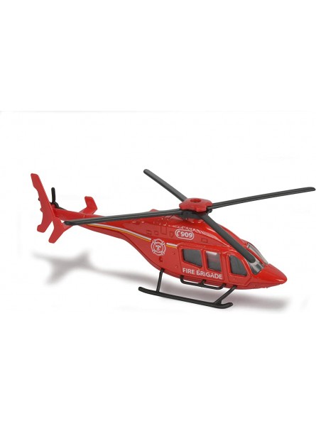 Majorette 212057520 Helikopter Bell 429 Die-Cast-Hubschrauber Notarzt Feuerwehr Polizei Luftrettung 6 versch. Modelle Lieferung: 1 Stück zufällige Auswahl 13 cm lang - B014IN91J0