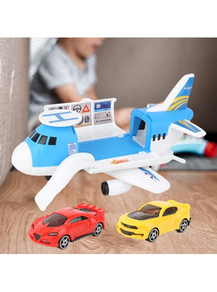 Colcolo Simulation Flugzeug Spielzeug Set mit Trägheitsauto Lernspielzeug Fahrzeug Flugzeug für Mädchen Kinder Kleinkinder Jungen Geschenke - B0BHQJ2DFH