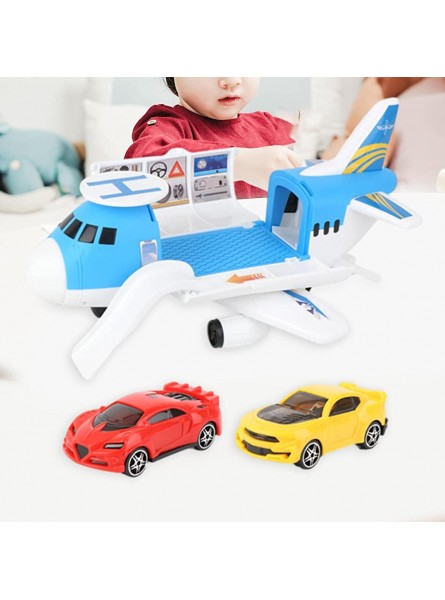 Colcolo Simulation Flugzeug Spielzeug Set mit Trägheitsauto Lernspielzeug Fahrzeug Flugzeug für Mädchen Kinder Kleinkinder Jungen Geschenke - B0BHQJ2DFH