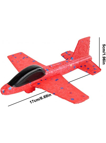 Ocobetom Flugzeugwerfer Spielzeug LED Light Foam Flugzeugwerfer 2 Mode Throwing Foam Plane Geschenke für 4-6 Jahre alte Jungen Outdoor-Sportspielzeug - B0BL2PGYQK