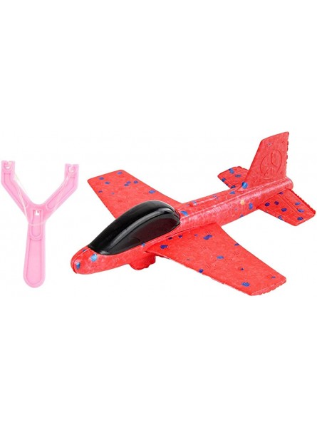 Ocobetom Flugzeugwerfer Spielzeug LED Light Foam Flugzeugwerfer 2 Mode Throwing Foam Plane Geschenke für 4-6 Jahre alte Jungen Outdoor-Sportspielzeug - B0BL2PGYQK
