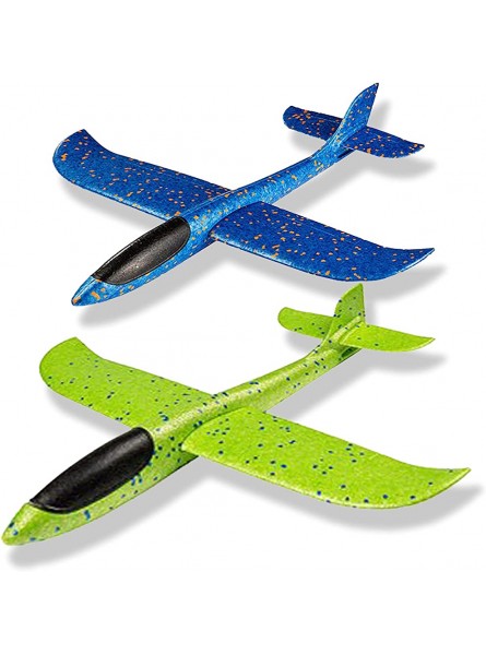 OverstepA Hand werfen Segelflugzeug Flugzeug Spielzeug Kinder Schaumstoff manuell werfen Segelflugzeug - B098QZYG7N