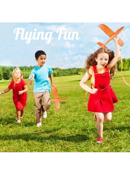 Queta Segelflugzeug Kinder Styroporflieger Flugzeuge Styropor Manuelles Werfen Flugzeug Spielzeug für Kinder Jungen Mädchen Outdoor-Spielzeug 4 Packs Typ1 - B08D6FSTRK
