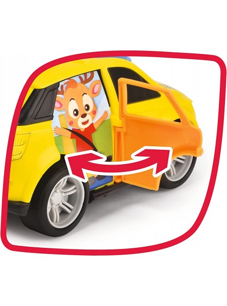Dickie Toys – Kleinkind-Fahrzeuge – eins von DREI verschiedenen Aufziehautos Taxi Feuerwehrauto Polizeiauto ideal für Babys ab 12 Monaten 204112002 Mehrfarbig - B093BL5FF1