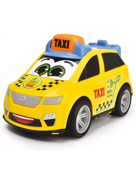 Dickie Toys – Kleinkind-Fahrzeuge – eins von DREI verschiedenen Aufziehautos Taxi Feuerwehrauto Polizeiauto ideal für Babys ab 12 Monaten 204112002 Mehrfarbig - B093BL5FF1