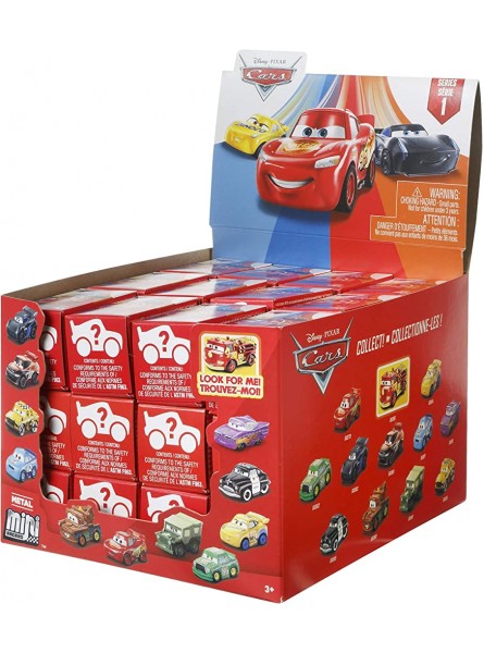 Disney Pixar Cars GKD78 Mini Racers Blindpack Sortiment im Thekendisplay Spielzeug ab 3 Jahren - B071W8V9ZQ