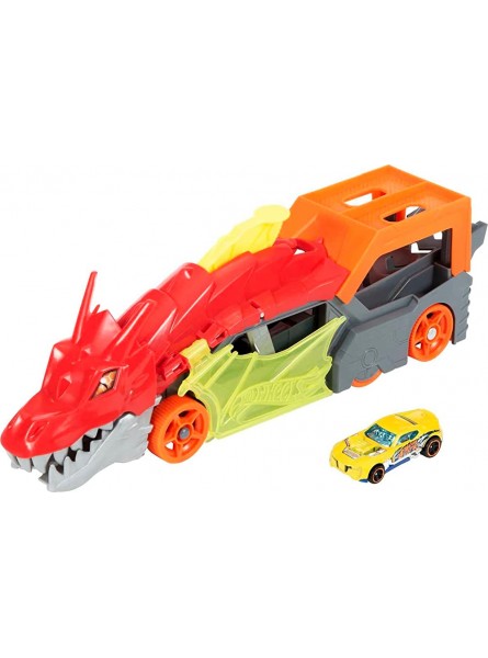 Hot Wheels Drachenwerfer inkl. Auto Mehrfarbig einzigartig Mattel GTK42 - B09CFP2PHS