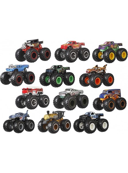 Hot Wheels GGC61 Monster Trucks Ultimatives Chaos Die-Cast-Fahrzeuge im Maßstab 1:64 12er-Pack Spielzeug für Kinder ab 3 Jahren - B07HMF1KCL