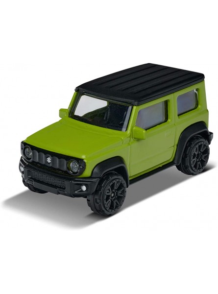 Majorette 212053051Q04 Street Cars Suzuki Jimny Spielzeugauto Freilauf Federung 7,5 cm grün für Kinder ab 3 Jahren - B08VRXCJVW