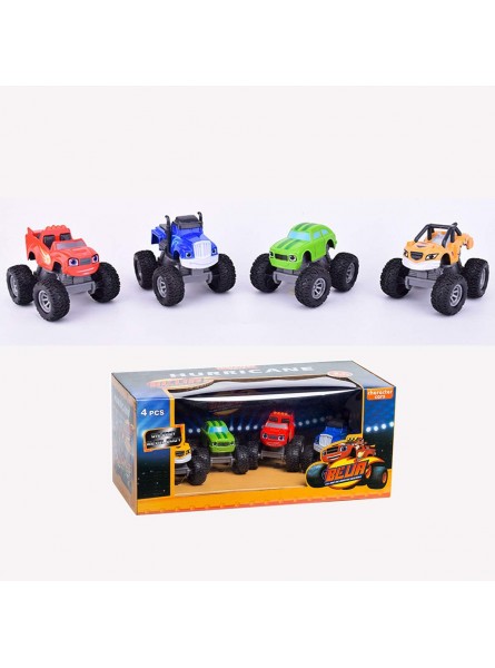 OYJD Blaze Monster Machine Vehicle 4-teiliges Set LKW-Fahrzeuge Racer Cars Toy - B08CKX8WNZ