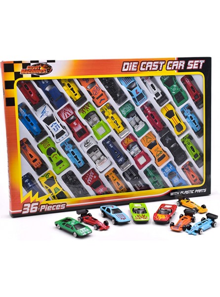Spielzeug-Autos 36 Stück Miniatur-Fahrzeuge Spielzeug-Set für Kinder - B007UZ1XAY