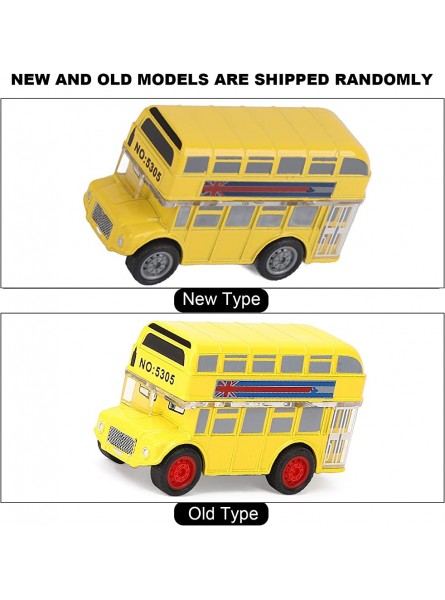 Bnineteenteam Auto-Modell-Spielzeug Karikatur-Bus-Legierungs-Auto-Spielzeug in Hohem Grade Simulations-Kind-Kind-Fahrzeug-Spielzeug-Modell Zurückziehen - B0BG5H5KKM