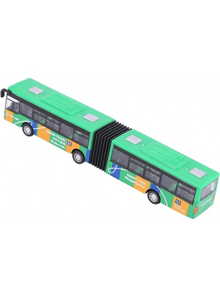 Duendhd Kinder Diecast Model Vehicle Shuttle Bus Auto Spielzeug Kleines Baby ZurüCkziehen Spielzeug GrüN - B0BJDMRC49