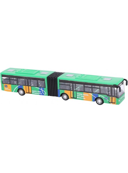 Duendhd Kinder Diecast Model Vehicle Shuttle Bus Auto Spielzeug Kleines Baby ZurüCkziehen Spielzeug GrüN - B0BJDMRC49