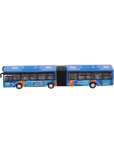 Josenidny Kinder Diecast Model Vehicle Shuttle Bus Auto Spielzeug Kleines Baby ZurüCkziehen Spielzeug Blau - B0BGP6Y2CL