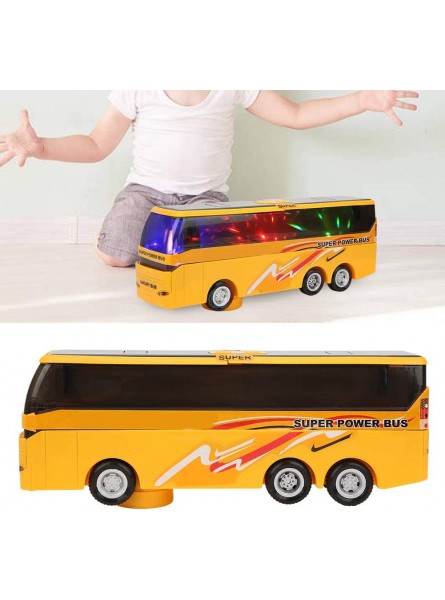Kinder Busspielzeug Schichtumbau Schulbus Spielzeug Elektrisches Bus Modell Spielzeug mit Licht für Kinder über 3 Jahre altGelb - B08M9PYYF2