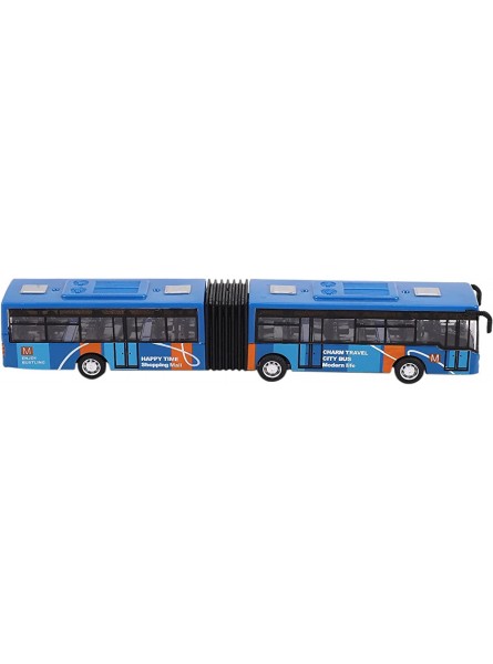 LAXED Kinder Diecast Model Vehicle Shuttle Bus Auto Spielzeug Kleines Baby ZurüCkziehen Spielzeug Blau - B0BLN8J6CR
