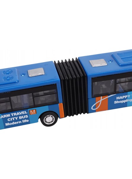 LAXED Kinder Diecast Model Vehicle Shuttle Bus Auto Spielzeug Kleines Baby ZurüCkziehen Spielzeug Blau - B0BLN8J6CR