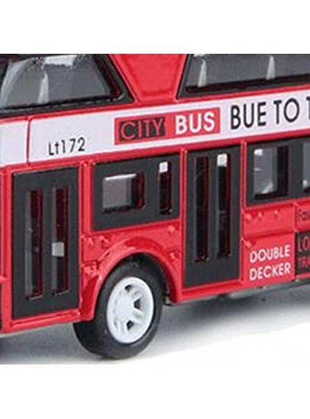 SameeHome Doppel Decker Bus London Bus Design Auto Spielzeug Besichtigung Bus Fahrzeuge Nahverkehr Fahrzeuge Pendler Fahrzeuge Gruen - B0BKZ11YY1