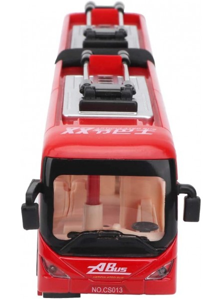VGEBY Kinderbus Spielzeug 1:48 CS0133 Elektronischer Stadtbus Lichtauto Lernspielzeug für Kinder Kinder VerkehrsmodellRot Klassisches Spielzeug - B0BG4KSYTB