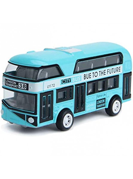 Weetack Doppel Decker Bus London Bus Design Auto Spielzeug Besichtigung Bus Fahrzeuge Nahverkehr Fahrzeuge Pendler Fahrzeuge Blau - B0BGHVLYHK