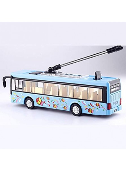 Zunedhys Kinder Spielzeug Alloy Besichtigung Bus Modell 1 32 Trolleybus Diecast Tram Bus Fahrzeuge Auto Spielzeug mit Licht & Sound Sammlungen - B0BGR9QVZ6