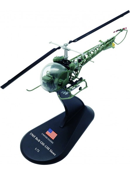 Bell OH-13 Sioux diecast 1:72 Helicopter Model Amercom HY-31 - 8326112011